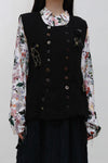 ARCHIVIO J.M.Ribot hand-decorated waistcoat GL08/LB/TOPPE